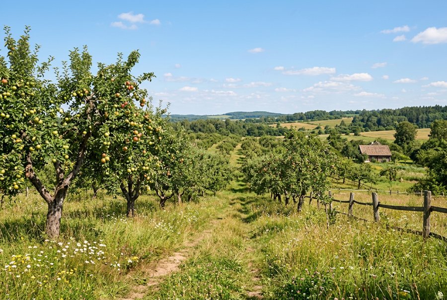 Anlage und Unterhaltung von Streuobstwiesen